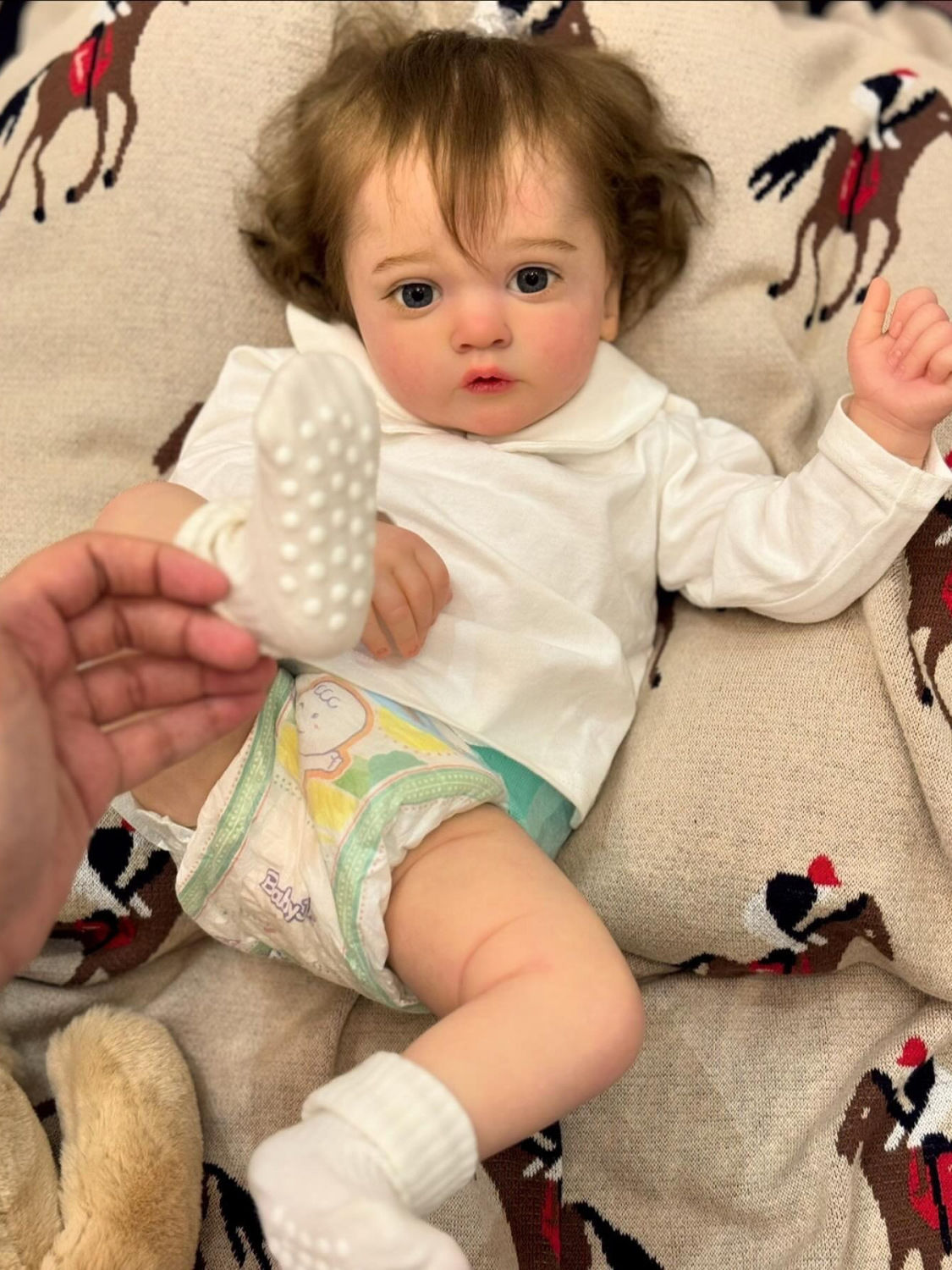 Doll simulation baby reborn pure handmade doll can be dressed up reborn dolls