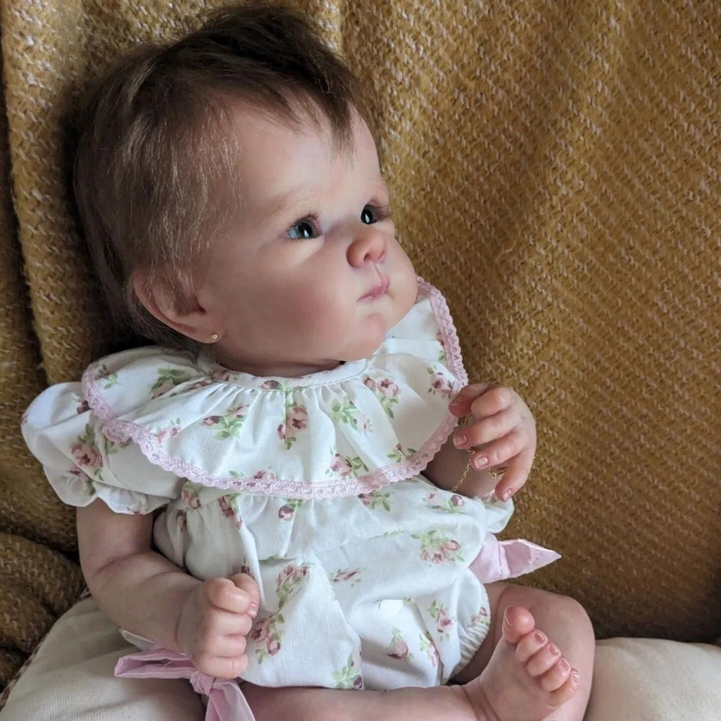[Collectible Reborn Doll] Handmade hair transplant Reborndoll! Simulates a newborn baby with delicate skin texture and supports full-body dressing.