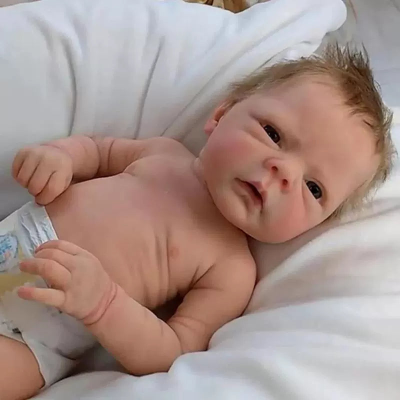 18-inch reborn doll 46 cm super realistic baby hand-painted reborn baby male and female optional collectible doll