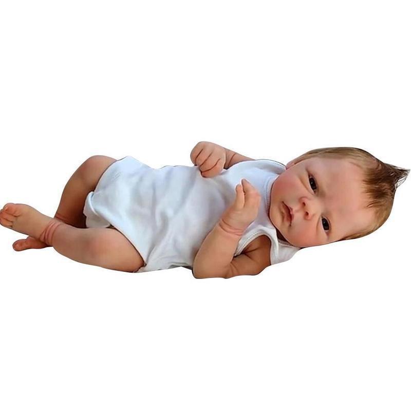 18-inch reborn doll 46 cm super realistic baby hand-painted reborn baby male and female optional collectible doll