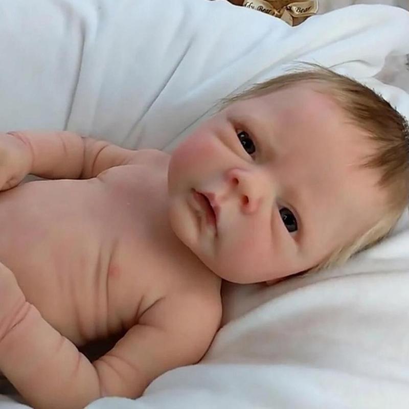 18-inch reborn doll 46 cm super realistic baby hand-painted reborn baby male and female optional collectible doll