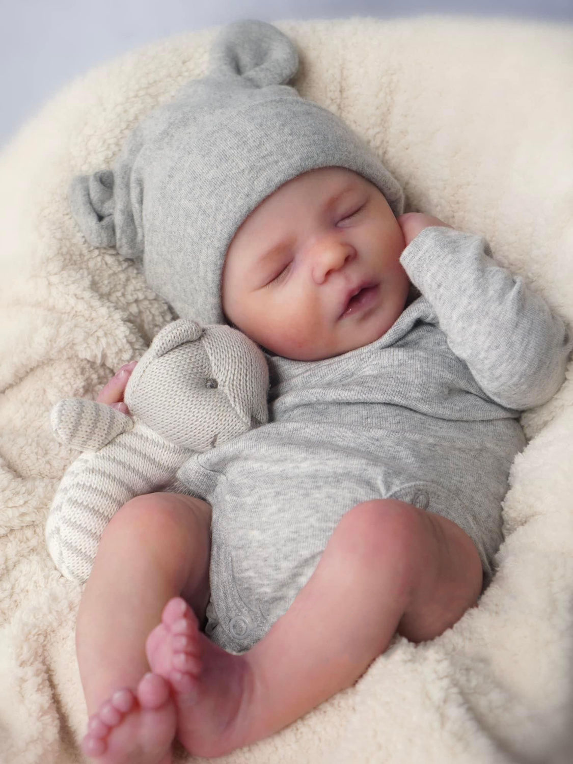 16 inch 40cm rebornbaby doll simulation baby doll reborn baby dress up toy Christmas gift