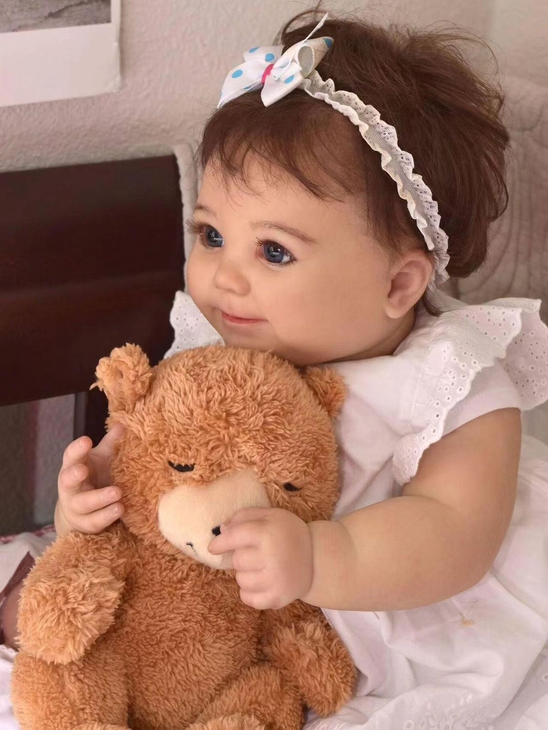 60cm Simulated Baby Reborn Doll Handmade 3D Skin Vein Visible Blood Threads