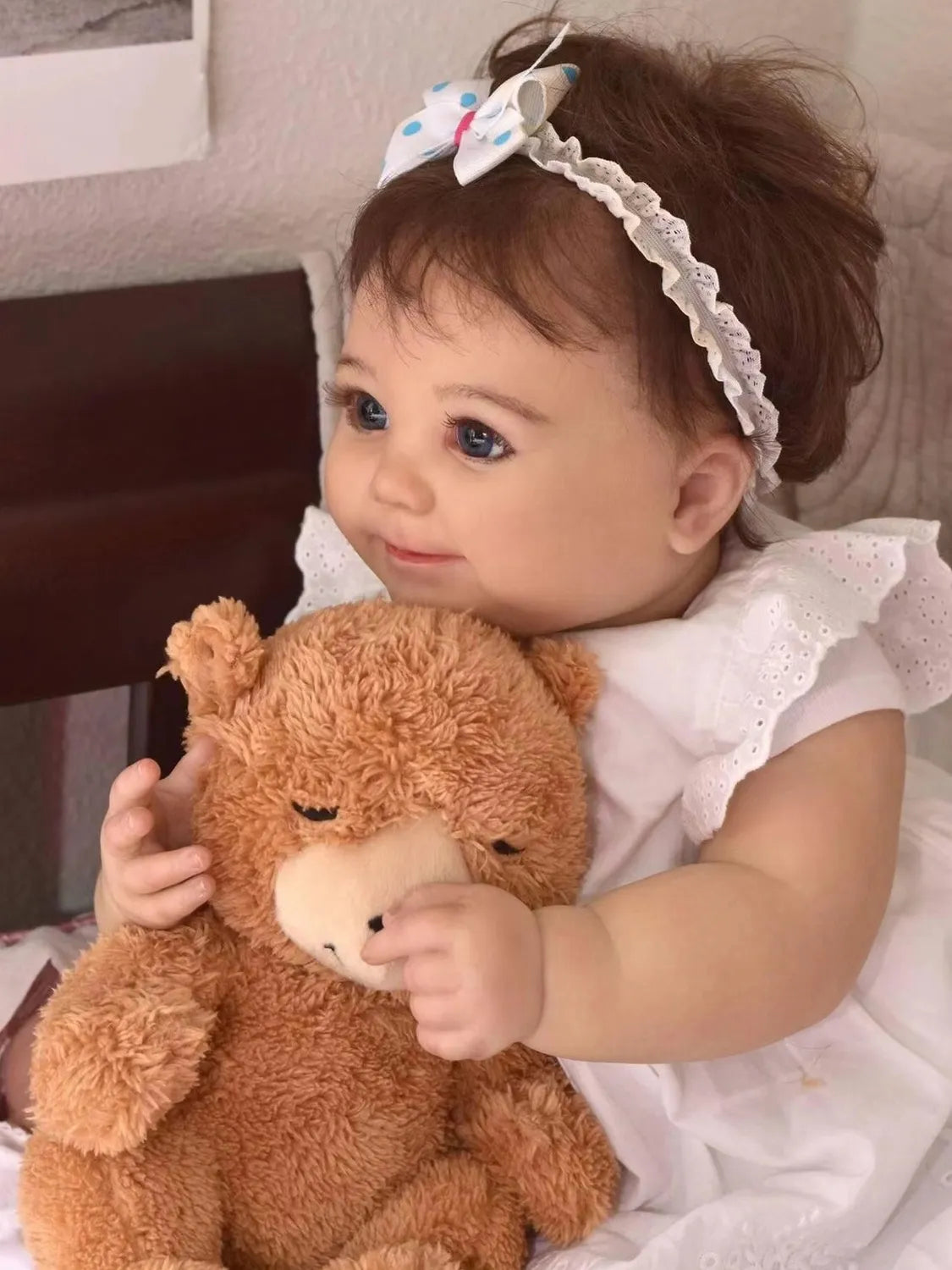 60cm Simulated Baby Reborn Doll Handmade 3D Skin Vein Visible Blood Threads