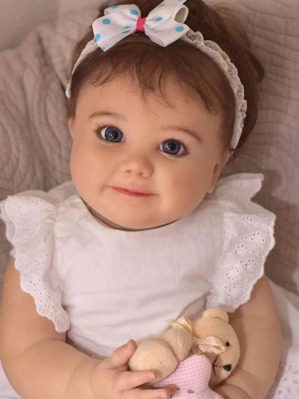 60cm Simulated Baby Reborn Doll Handmade 3D Skin Vein Visible Blood Threads