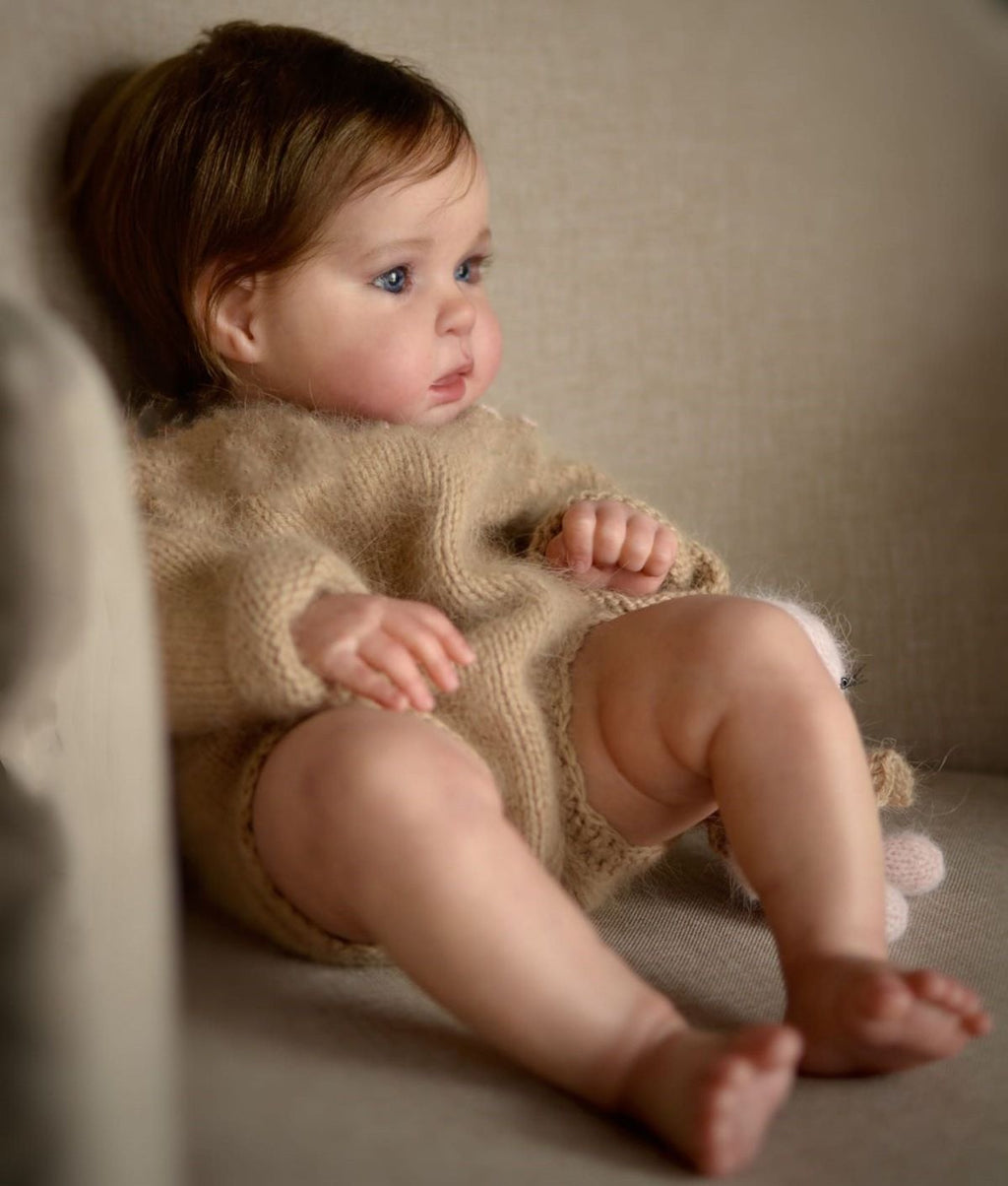 Reborn Doll Andy 3D High Color 50cm Cotton Body Hair Transplant Simulation Baby Venous Blood Threads Clearly Visible