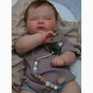 High-end simulation doll with hand-made hair transplant and venous blood, 50cm cotton body and soft rubber head and limbs, suitable for teaching and collecting baby toys.