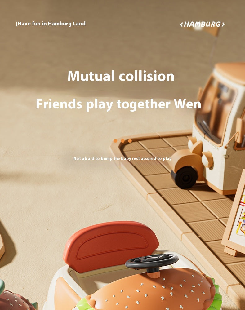 Children's Electric Toy Car Four-Wheeled Remote Control 360° Bumper Car