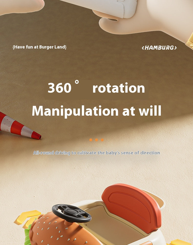 Children's Electric Toy Car Four-Wheeled Remote Control 360° Bumper Car