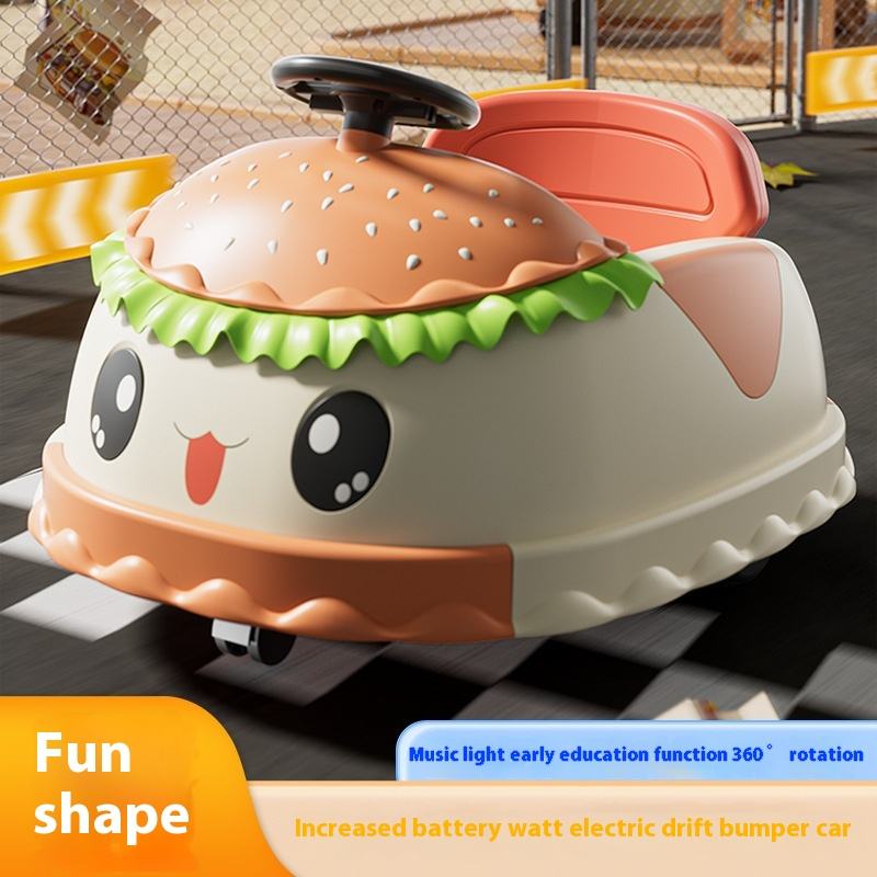 Children's Electric Toy Car Four-Wheeled Remote Control 360° Bumper Car
