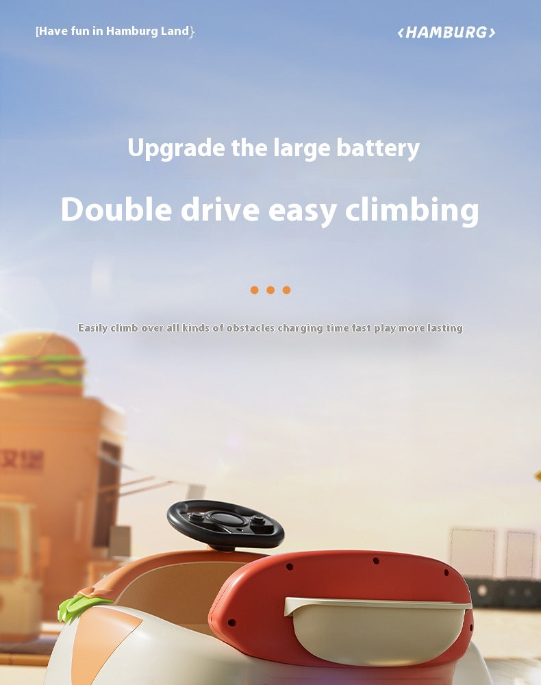 Children's Electric Toy Car Four-Wheeled Remote Control 360° Bumper Car