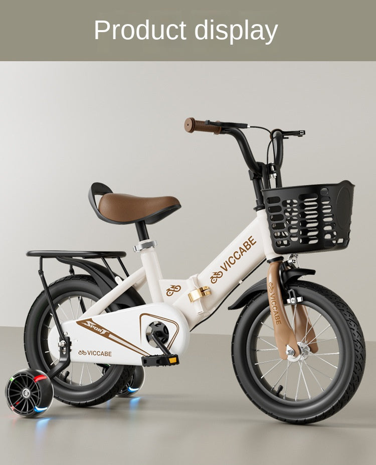 Children's Bicycle for 2-3 5 6 9 Years Old Foldable Baby Car Middle Big Bicycle