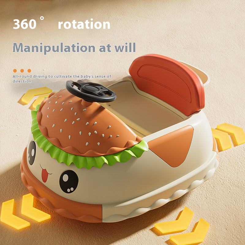 Children's Electric Toy Car Four-Wheeled Remote Control 360° Bumper Car