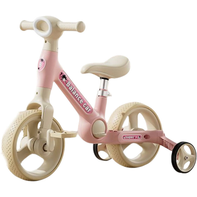 Children's multifunctional balance bike for babies aged 2-3-6, sliding pedal three in one foldable