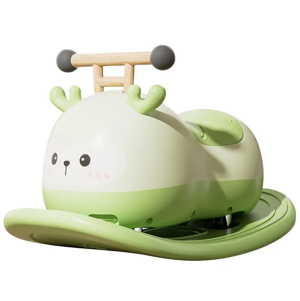 Peanut cart, 1-3 year old baby, children's anti rollover rocking cart, universal wheels, silent walking cart, multi in one sliding bike