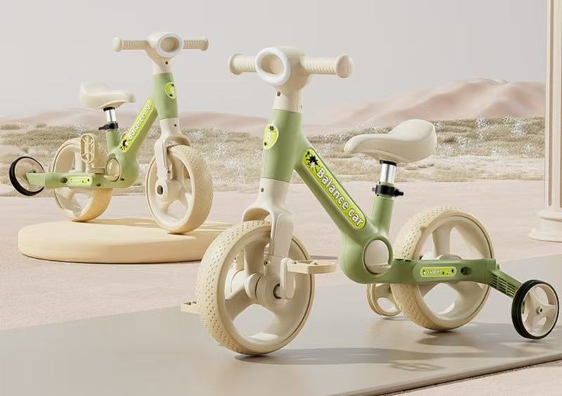Children's multifunctional balance bike for babies aged 2-3-6, sliding pedal three in one foldable