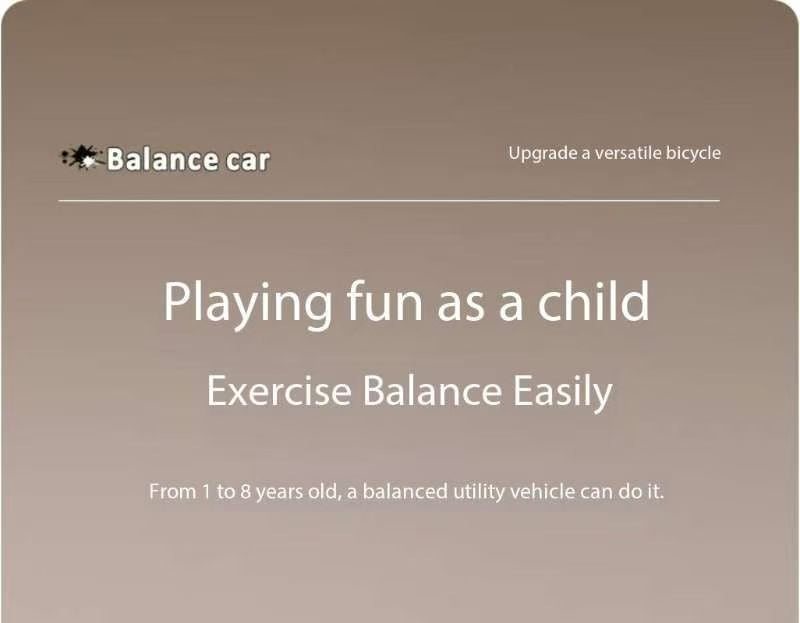 Children's multifunctional balance bike for babies aged 2-3-6, sliding pedal three in one foldable