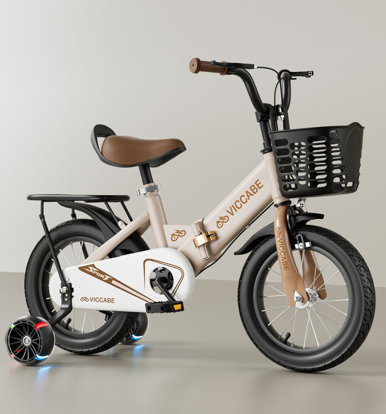 Children's Bicycle for 2-3 5 6 9 Years Old Foldable Baby Car Middle Big Bicycle