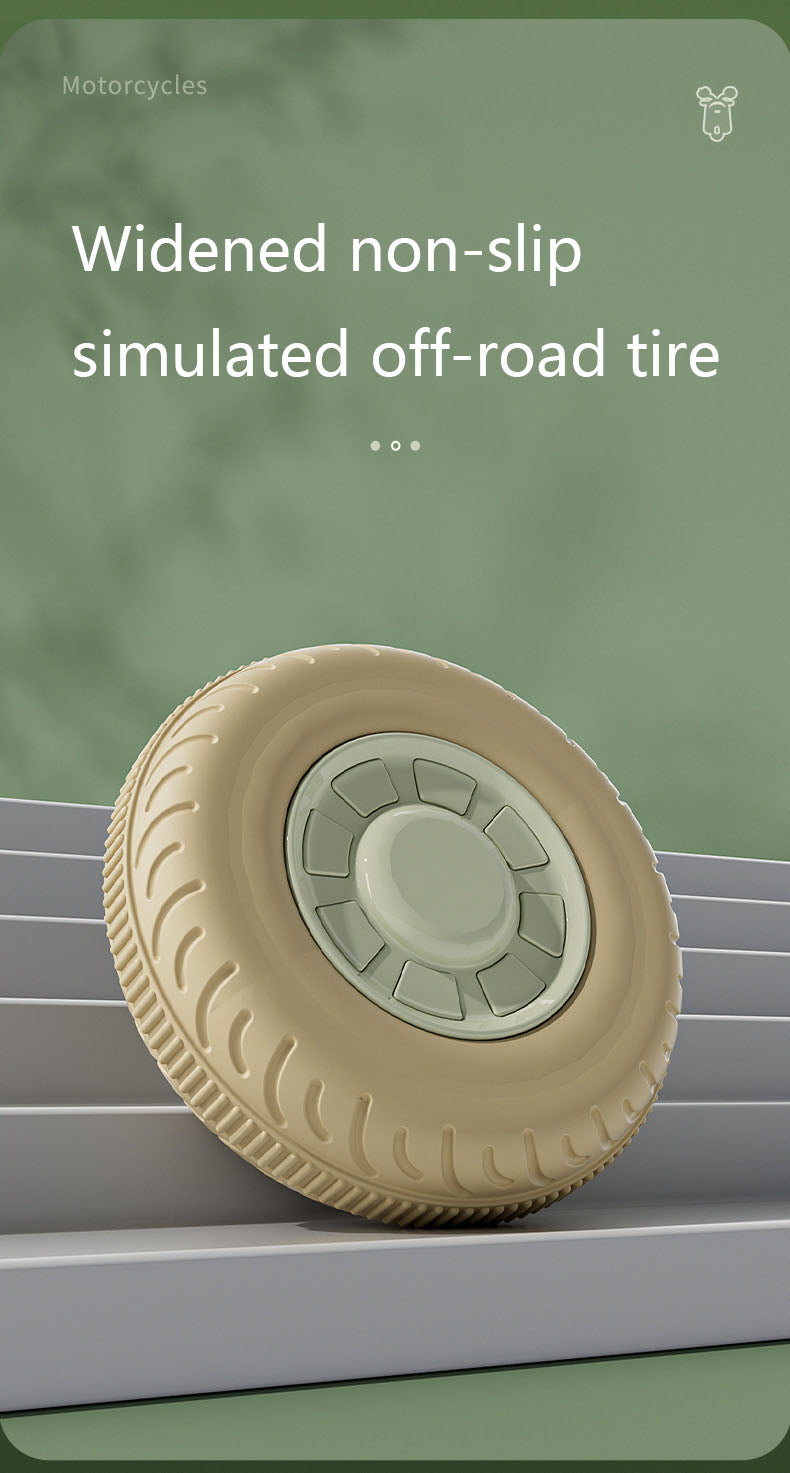 Children's Electric Motorcycle 12V Two-Person Tricycle Bluetooth Remote Control Baby Rechargeable Toy Car Extra Large Battery Long-Lasting Battery Life Extended Body Parent-Child Two-Seater Environmentally Friendly Materials Anti-Rollover