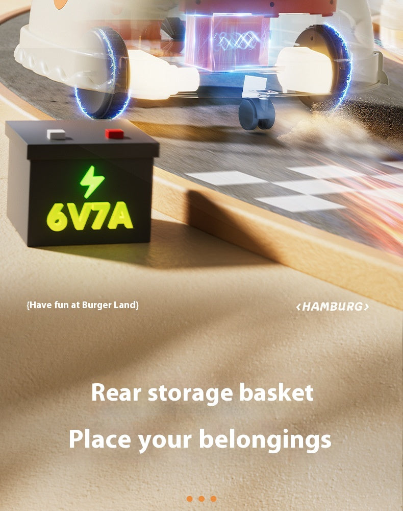 Children's Electric Toy Car Four-Wheeled Remote Control 360° Bumper Car