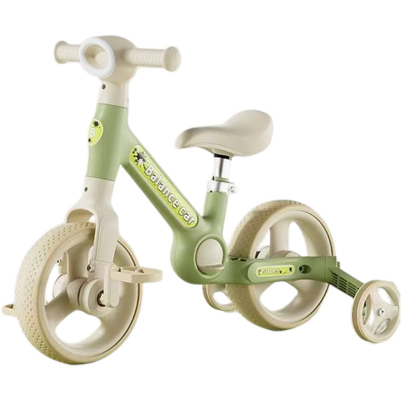 Children's multifunctional balance bike for babies aged 2-3-6, sliding pedal three in one foldable