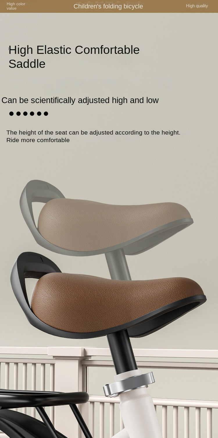 Children's Bicycle for 2-3 5 6 9 Years Old Foldable Baby Car Middle Big Bicycle