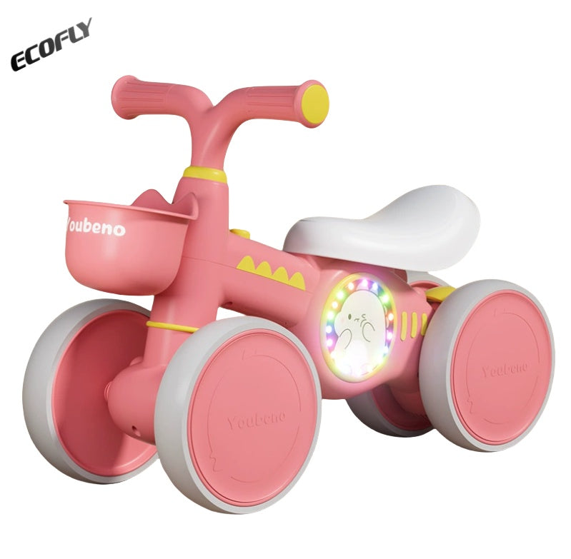 Children's balance car 1-3 years old baby no pedal yo-yo car new infant and toddler entry four-wheeled learning to walk scooter