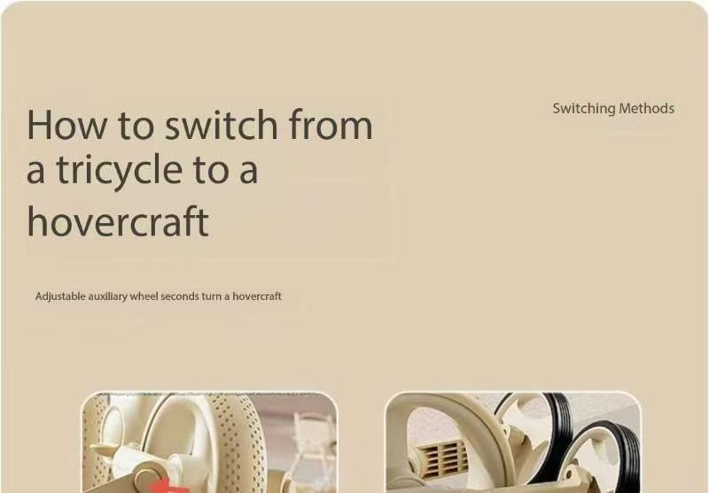 Children's multifunctional balance bike for babies aged 2-3-6, sliding pedal three in one foldable