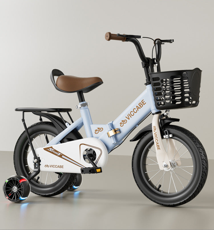 Children's Bicycle for 2-3 5 6 9 Years Old Foldable Baby Car Middle Big Bicycle