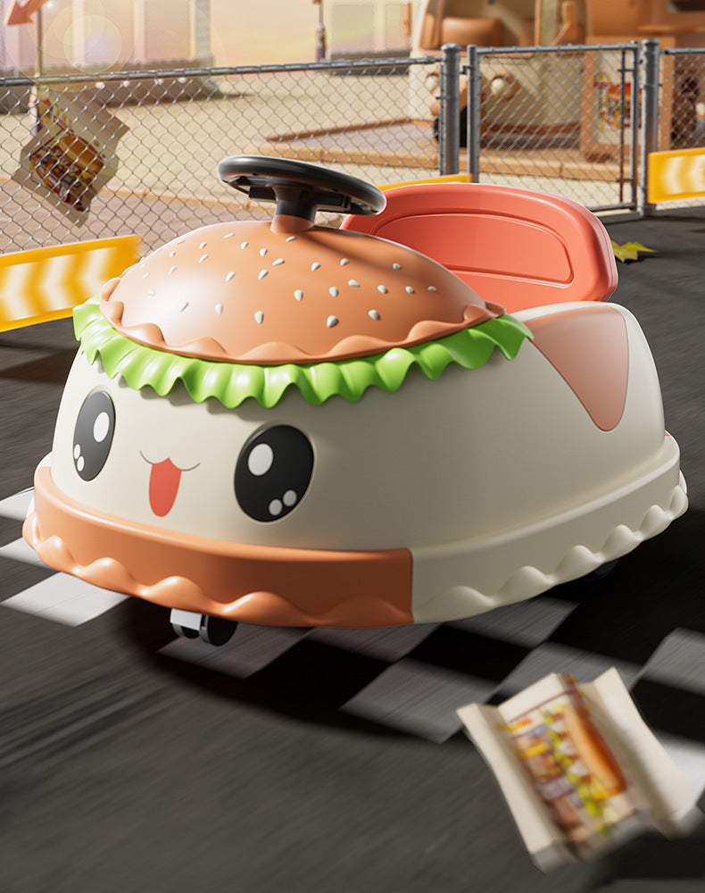 Children's Electric Toy Car Four-Wheeled Remote Control 360° Bumper Car