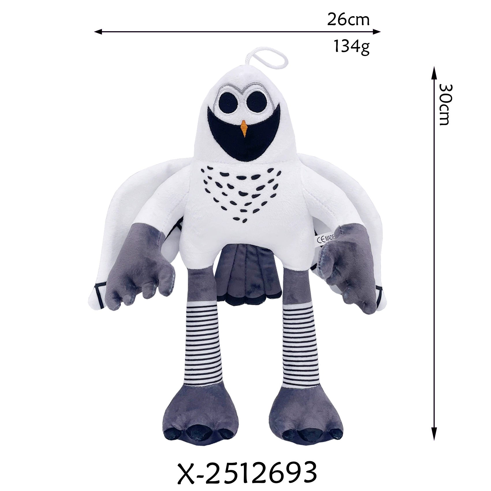 Mysterious Elk Plush - Eerie Cuddle Companion Inspired by 99Nights, Unique Gothic Decor