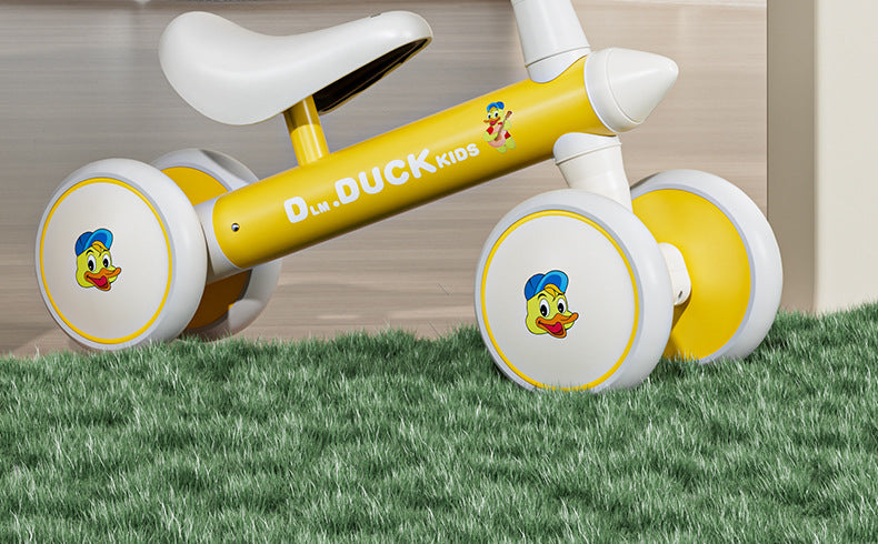 Children's balance wheel without pedals, external rocket balance car, sliding walker, scooter, yo-yo car, twisting car