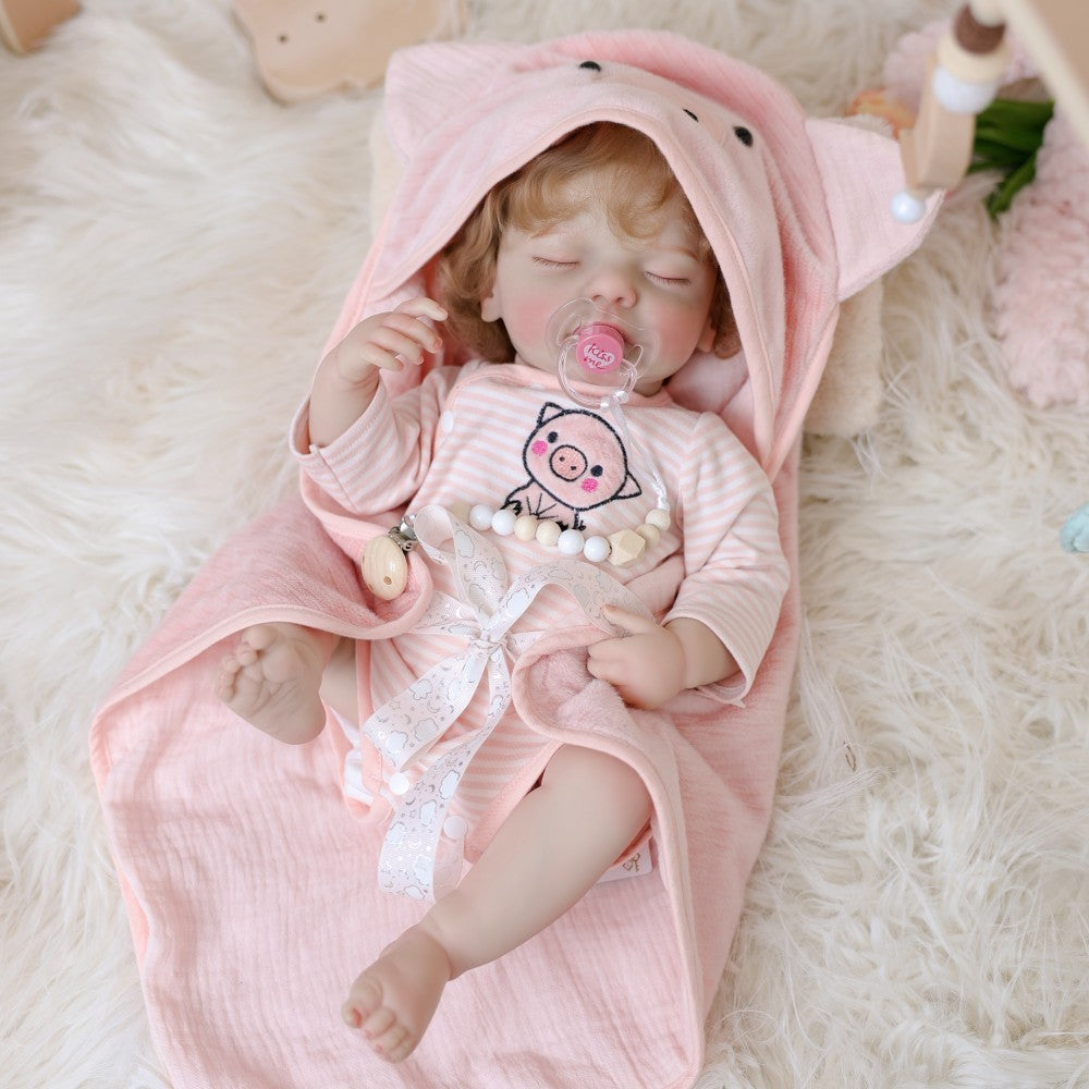 50CM Full Soft Vinyl Reborn Doll Super Soft Simulation Baby Doll Full of Hug Feeling Collectible Gift Doll