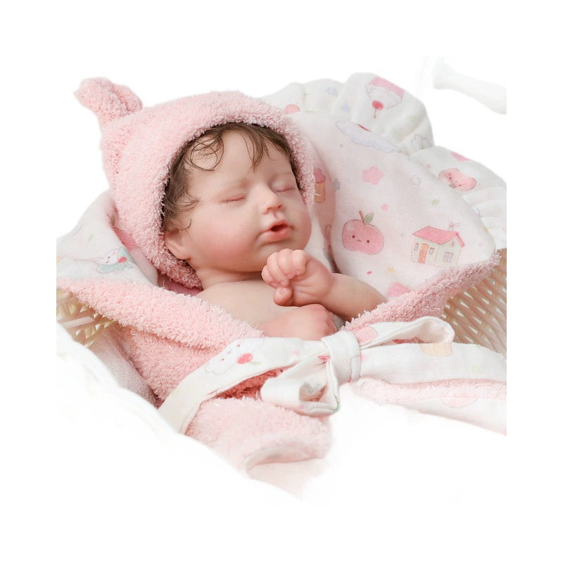 12-inch solid silicone reborn doll - full-body high-end simulation baby handmade adult collection Reborn Doll
