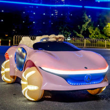 Four-Wheel Drive Children's Electric Car (Ages 1-6) with Swivel Remote Control, 12V Upgraded Battery for Long-Lasting Range, LED Lighted Wheels Off-Road Stroller, Baby Luxury Ride