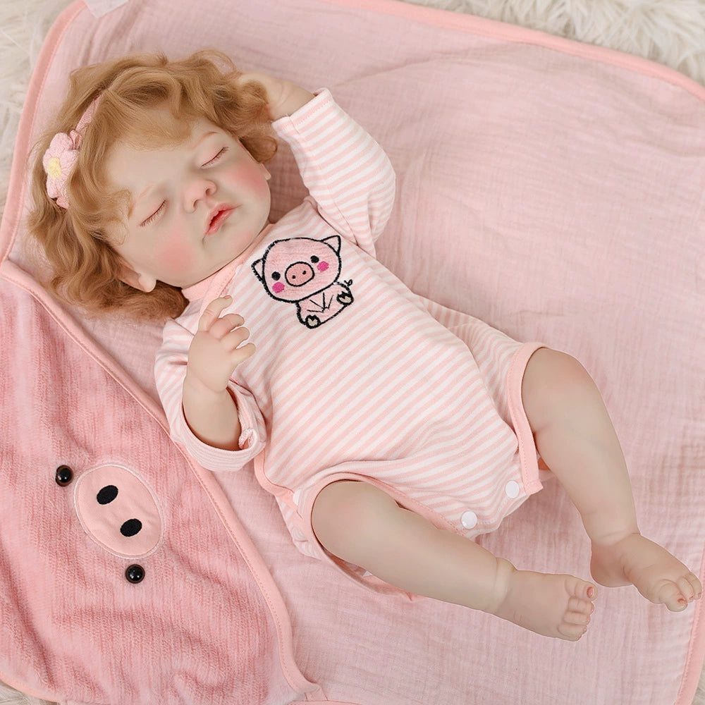 50CM Full Soft Vinyl Reborn Doll Super Soft Simulation Baby Doll Full of Hug Feeling Collectible Gift Doll