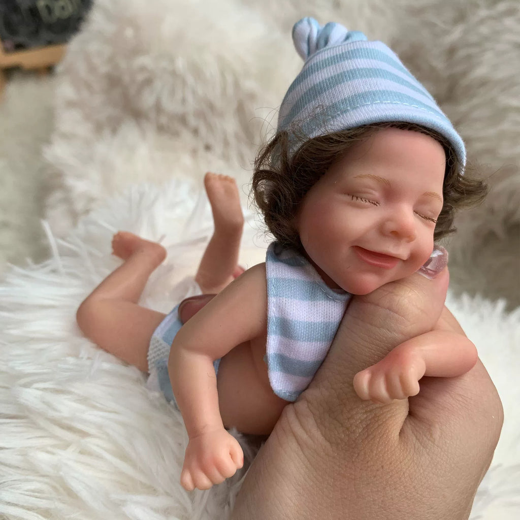 Palm Treasures | New 15cm "Little April" All-Platinum Silicone Rebirth Doll