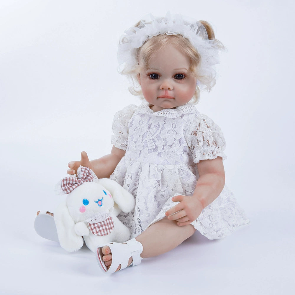[Christmas Ritual Sense] C position gift! 22-inch high-end painted reborn doll to offer warm Christmas companionship