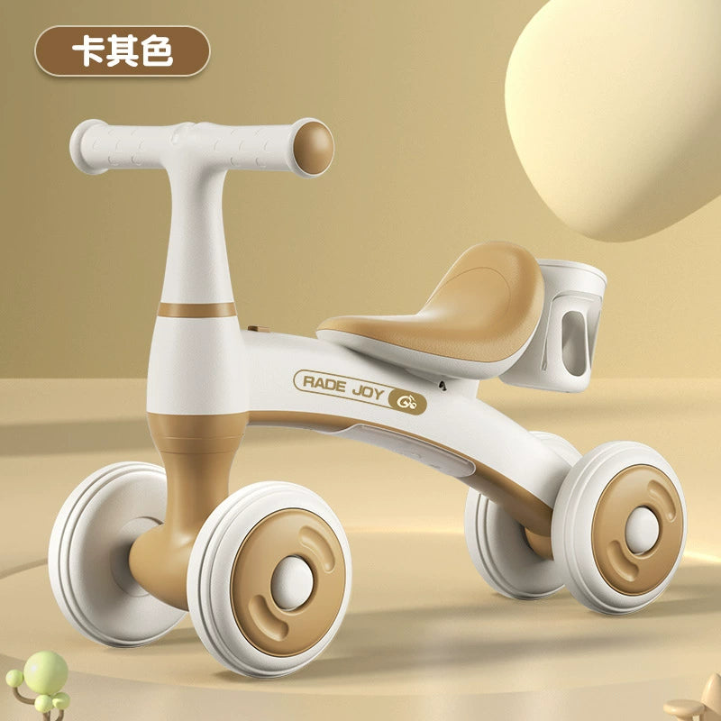 Children's balance car baby walker 1-3 years old entry-level child baby scooter four-wheeled slide