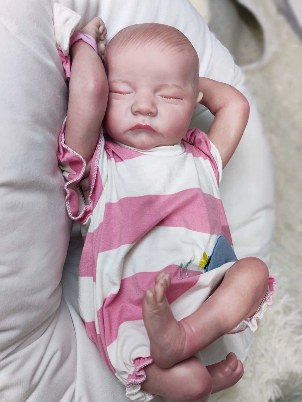 8-inch Levi's Reborn Doll - Super realistic vinyl cloth body baby toy hand-painted collectible art doll