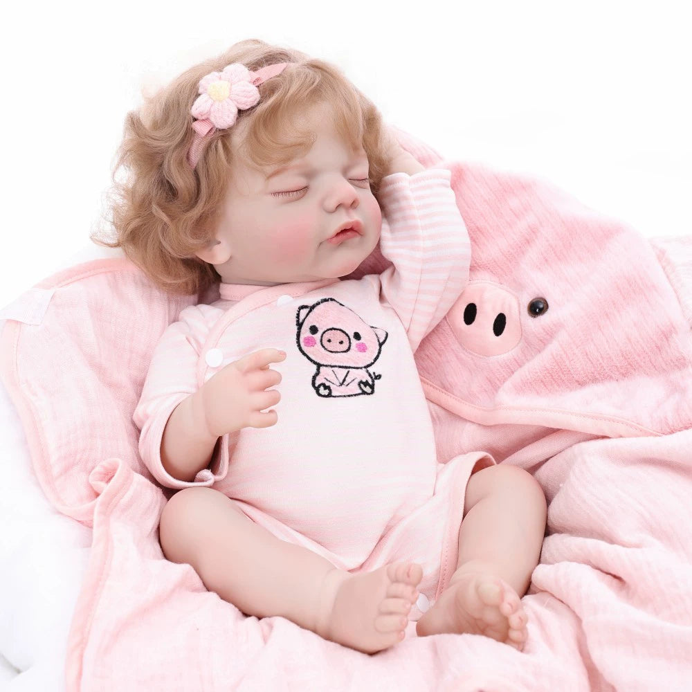 50CM Full Soft Vinyl Reborn Doll Super Soft Simulation Baby Doll Full of Hug Feeling Collectible Gift Doll