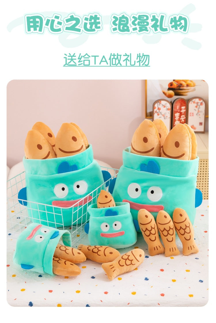 [Ugly Bread Fish] Super soft plush toy, creative and funny pillow, 25/35/45cm three sizes available, the first choice for children and girls' holiday gifts