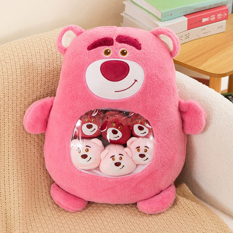 [Great Value] Snacks, pillows, plush toys, stress relief, cute little animal dolls, girls' birthday gifts, girlfriends, best friends, Children's Day gifts, a large bag of dolls