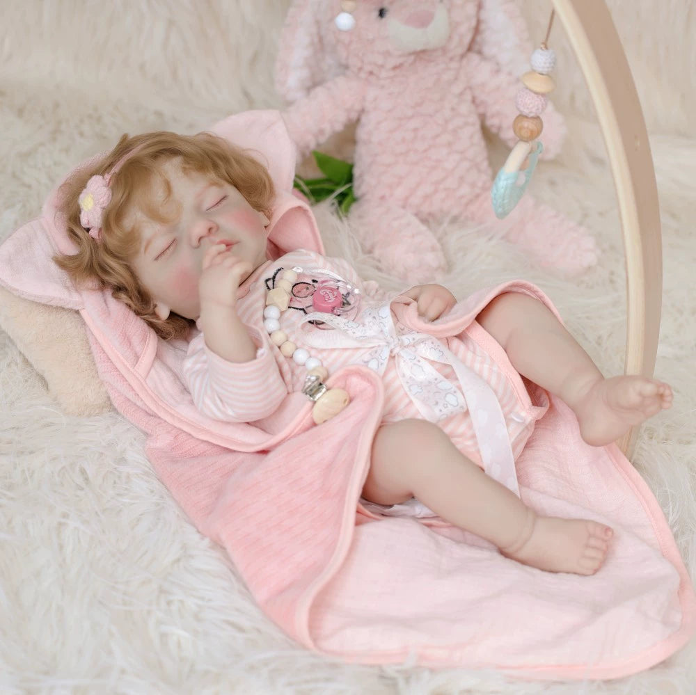 New 43cm soft rubber newborn doll, simulation baby newborn girl, dressable reborn doll, soft touch toy gift