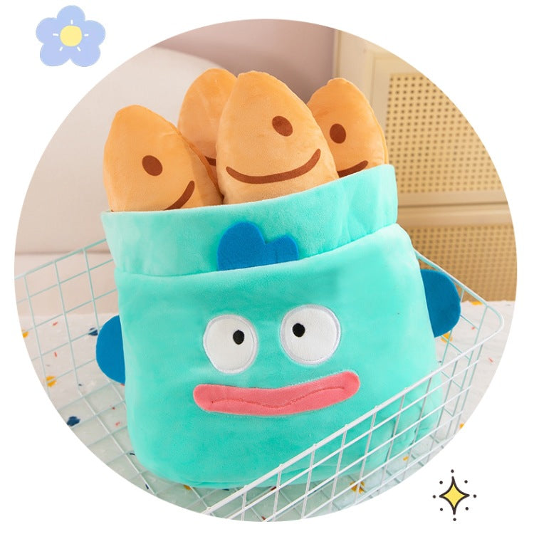 [Ugly Bread Fish] Super soft plush toy, creative and funny pillow, 25/35/45cm three sizes available, the first choice for children and girls' holiday gifts