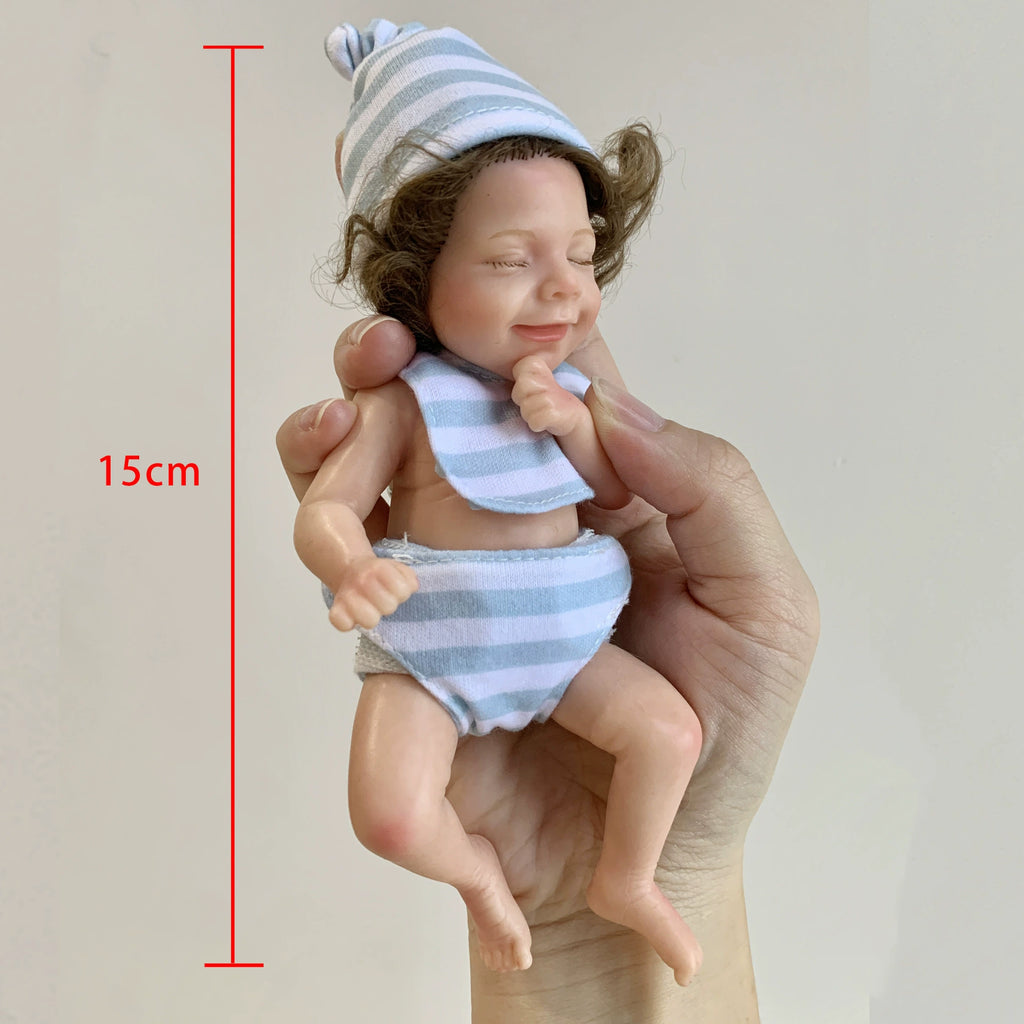 Palm Treasures | New 15cm "Little April" All-Platinum Silicone Rebirth Doll
