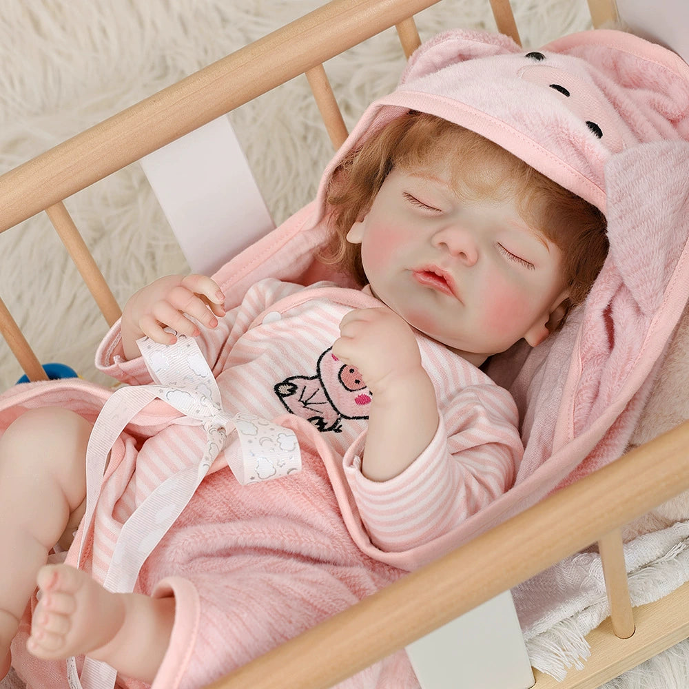 50CM Full Soft Vinyl Reborn Doll Super Soft Simulation Baby Doll Full of Hug Feeling Collectible Gift Doll