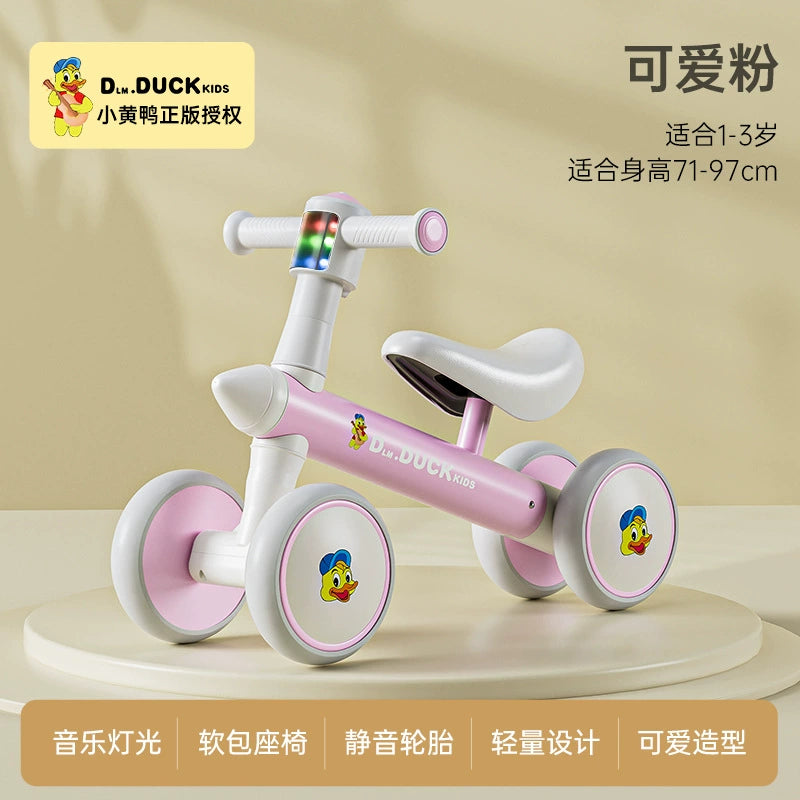 Children's balance wheel without pedals, external rocket balance car, sliding walker, scooter, yo-yo car, twisting car