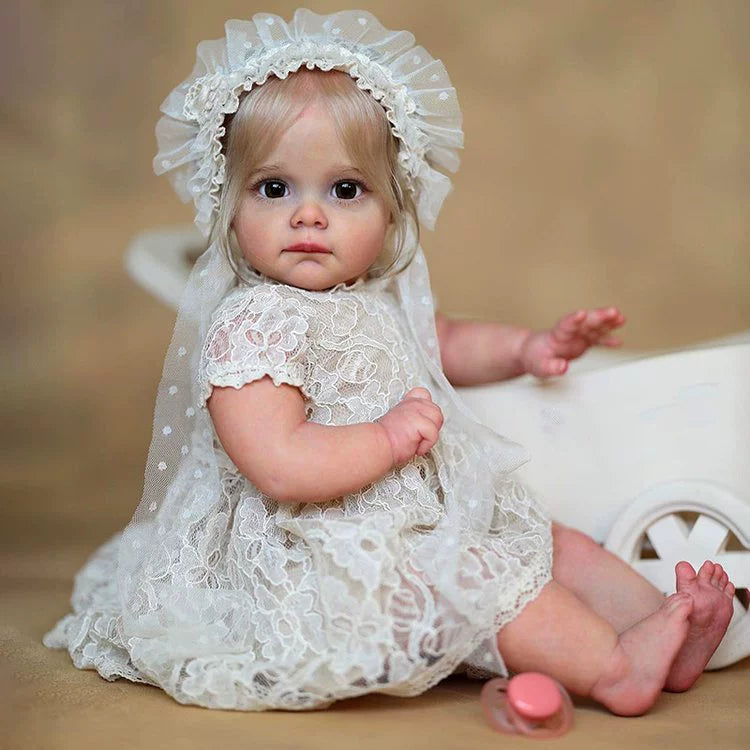 [Christmas Ritual Sense] C position gift! 22-inch high-end painted reborn doll to offer warm Christmas companionship