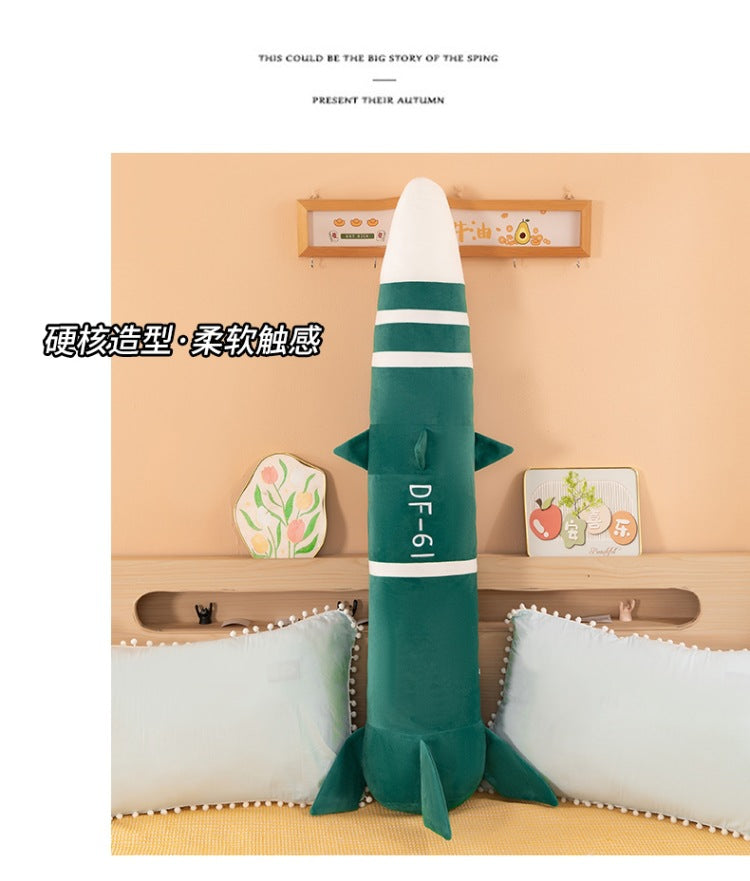 Aerospace Plush Rocket - Soft Simulation Spacecraft Model for Display & Fan Gifts
